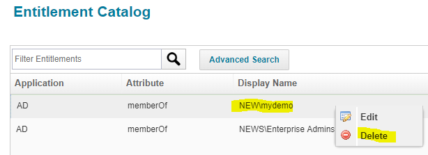 Group Provisioning 17 Delete Entitlement - SailPoint IIQ